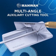 Plantilla de corte multiángulo MANWAH para cortes en ángulo modelo montaje hobby herramienta artesanal