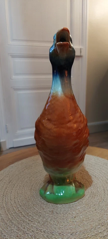 Pichet Canard Barbotine St Clément France - Photo 2/4