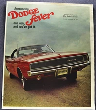 1968 Dodge Brochure Charger Dart Coronet Polara Monaco Pickup Excellent Original