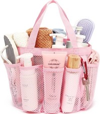 Mesh Shower Caddy Portable for College Dorm Multiple Pockets