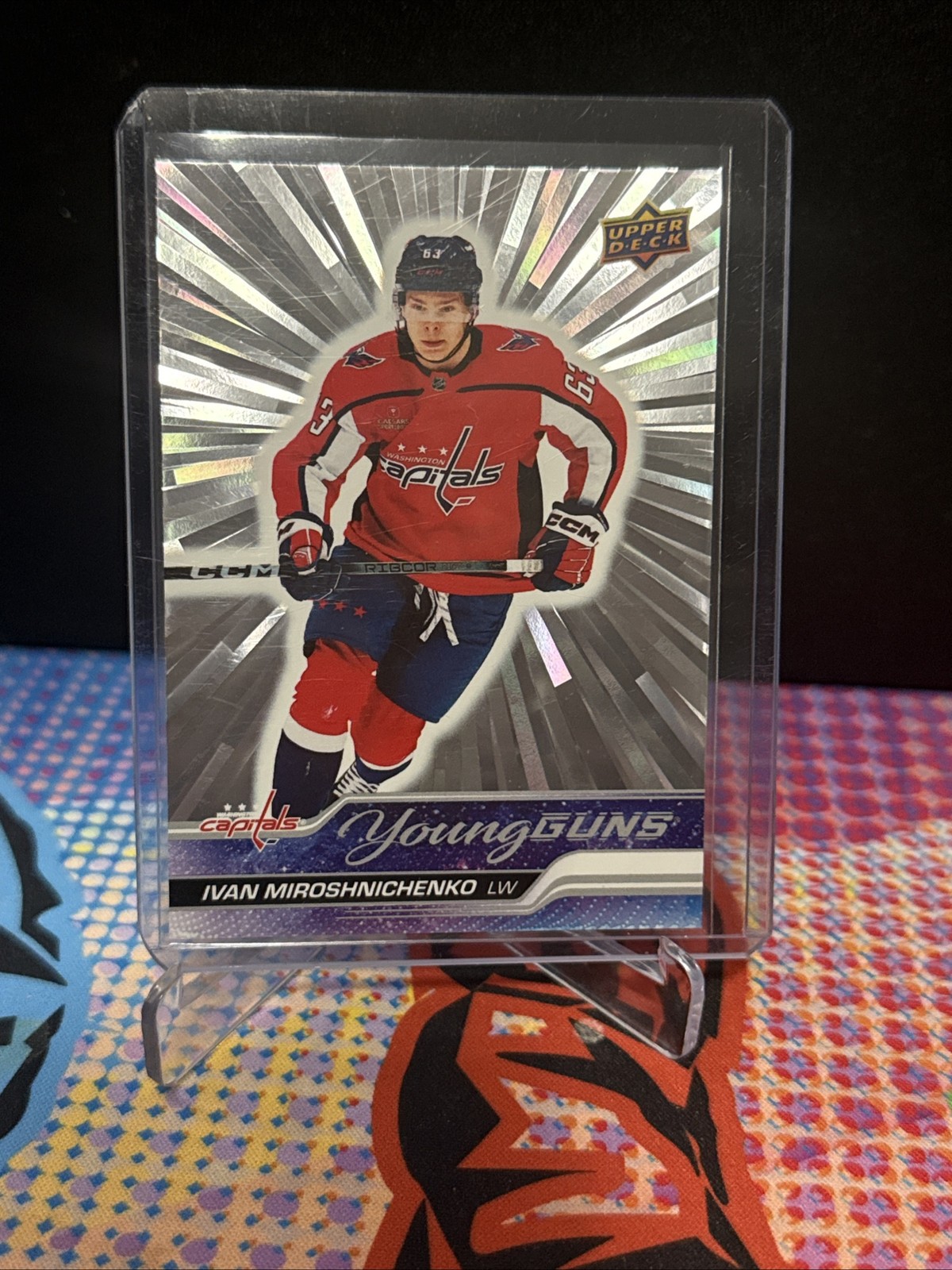 2023 2023-24 Upper Deck Outburst Silver Young Guns RC #717 Ivan Miroshnichenko