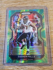 Darren Fells 2020 Prizm #78 Green Hyper Prizm #d 23/175 Houston Texans 