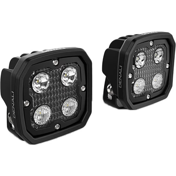 Denali 2.0 D4 TriOptic LED Waterproof Motocycle Motorbike Lighting Kit