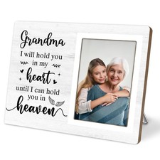 Memorial Photo Frame, Sympathy Gifts for Loss of Grandma, in My Heart, in Lov...