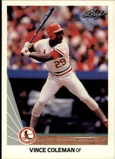 1990 Leaf Baseball (1-200) - You Pick - FREE SHIPPING 5+ Cards READ NM