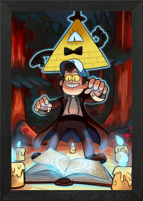 Gravity Falls gerahmtes Wandbild Poster Leinwanddruck Bild