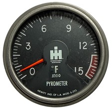 Pyrometer Hewitt Model S-325 Vintage 70s Gauge