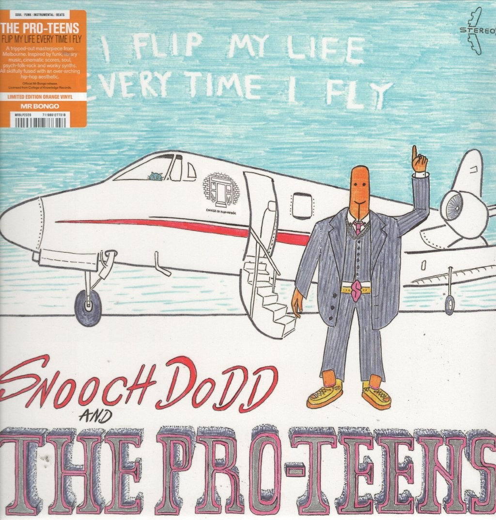 The Pro-Teens I Flip My Life Every Time I Fly LP vinyl Europe Mr Bongo 2021