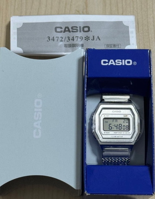 Casio A1000MA-7JF Digital Vintage Style Stainless Steel Watch