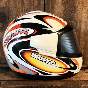 VINTAGE BIEFFE FULL FACE SNOWMOBILE MOTORCYCLE HELMET SIZE L-XL