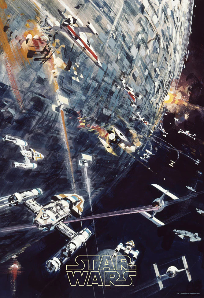 Star Wars Rebel Forces Attack by John Berkey Movie Poster COA Ltd