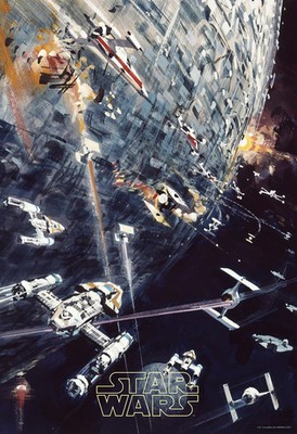 Star Wars Rebel Forces Attack by John Berkey Movie Poster COA Ltd