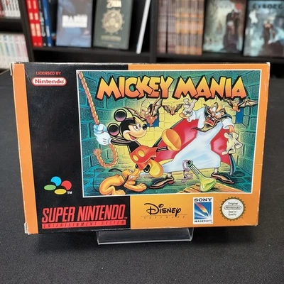 Mickey Mania SNES Super Nintendo Complet Pal EUR - Photo 1/4