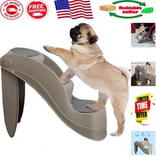 Lightweight 3-Step Dog Stairs with Safety Lock - Perfect for Pets Up to 40lbs