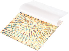 50 Pcs Gold Leaf Sheets 5.5" x 5.5" Imitation Gold Foil Sheets Variegated Bookle