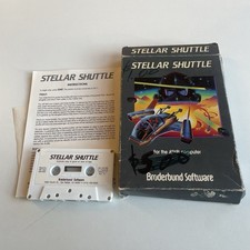 Stellar Shuttle - Broderbund - 1982 / Atari 400/800 w/ Box - FREE SHIP