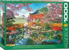 Japanese Spring Garden 1000 Piece Jigsaw Puzzle Eurographics New