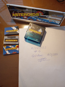 ASTEROIDS for Vectrex &ndash; Rare Stand-Alone Cartridge &ndash; Limited Edition #6 