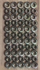 55-M8-1.25 Metric Grade 10.9 Serrated Flange Nuts Yellow Zinc Coated