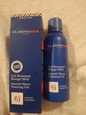 CLARINS MEN SMOOTH SHAVE FOAMING GEL COMFORTS 150 ML/5.25 OZ.