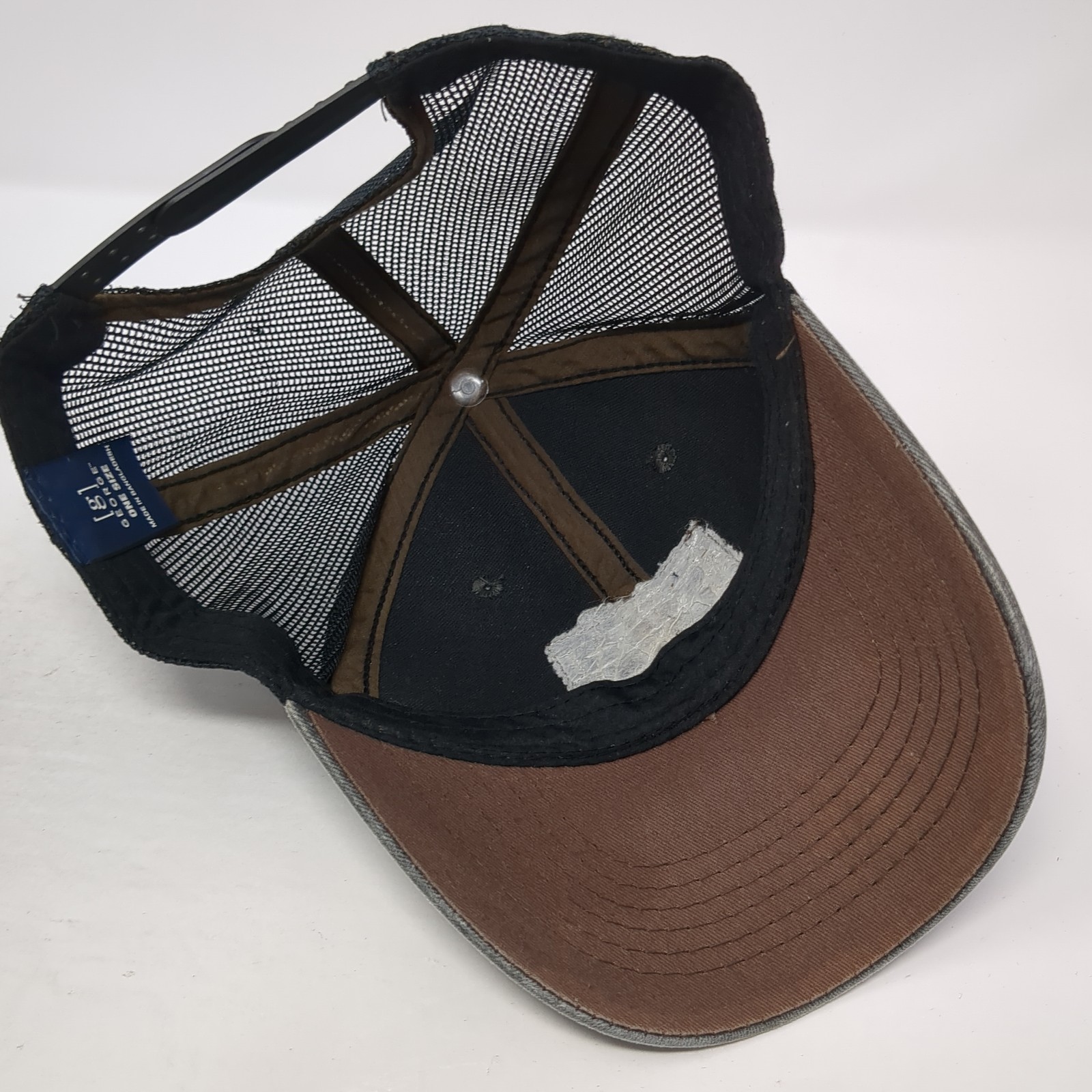 Fish Logo Patch Snapback Mesh Back Trucker Hat Gr… - image 7