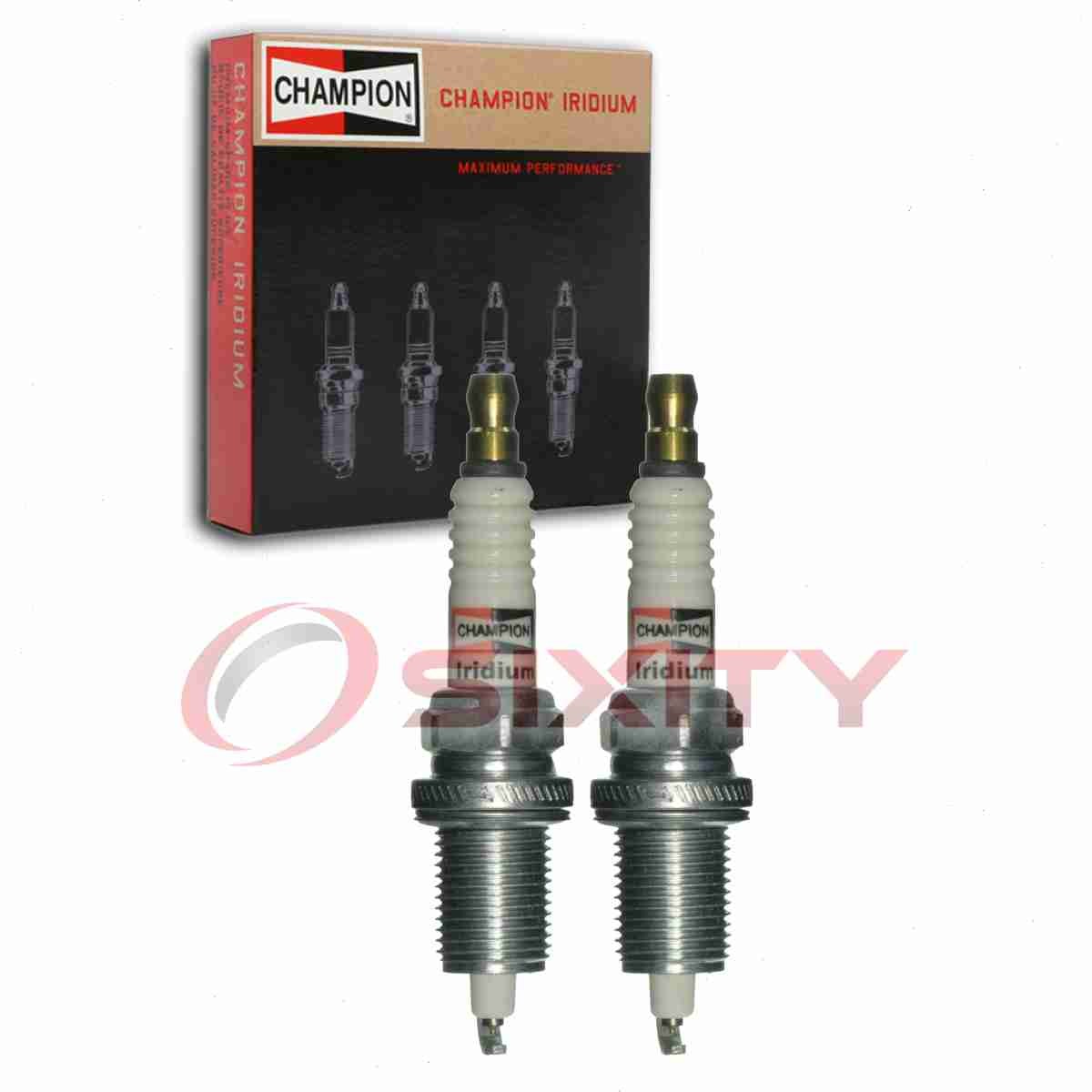 2 pc Champion Iridium 9203 Spark Plugs for RC12WLPB4 6341 Ignition Wire ef