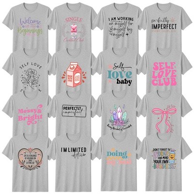 T-Shirt Psychische Gesundheit Positive Vibes sarkastischer Humor Geburtstag Geschenk
