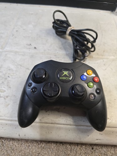 Original Microsoft Xbox Controller S Fat OG Authentic Untested NO BREAKAWAY CABL - Bild 6 von 12