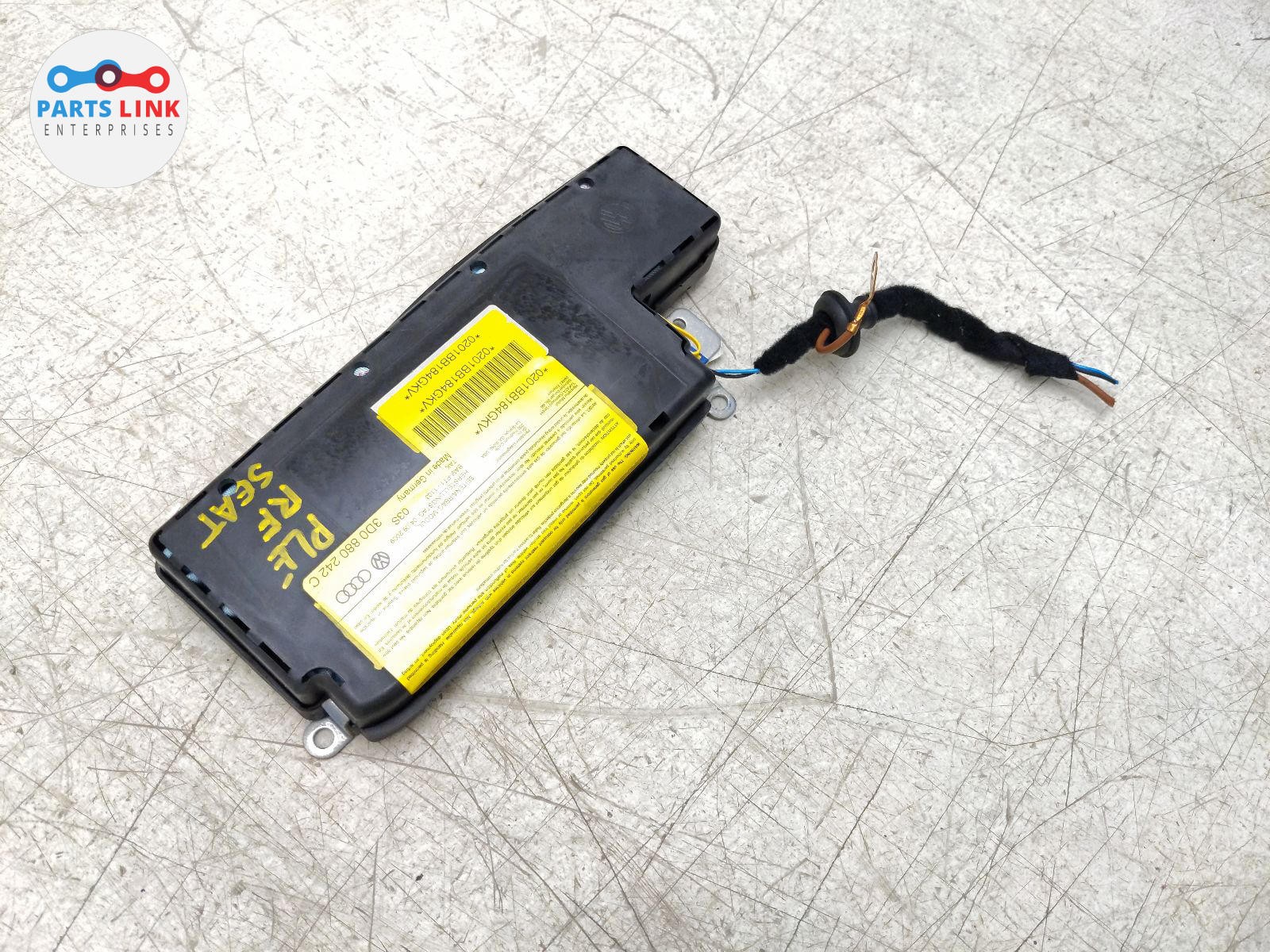 2006-12 BENTLEY CONTINENTAL FLYING SPUR FRONT RIGHT SEAT AIRBAG MODULE SEDAN 3W2