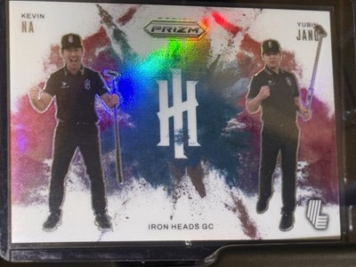 Kevin Na Yubin Jang 2025 Prizm LIV Golf Color Blast Dual SP Insert Rare
