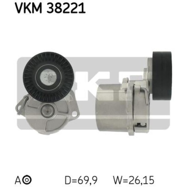SKF Spannrolle Keilrippenriemen Automatisch Passend FüR BMW 3Er E46 E36-image