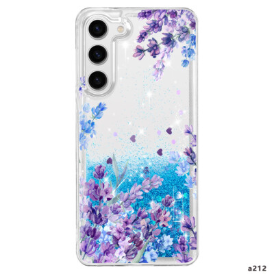 Bling Liquid Glitter Crystal TPU Phone Case Cover for Galaxy S24 S25 A56 A35 A16