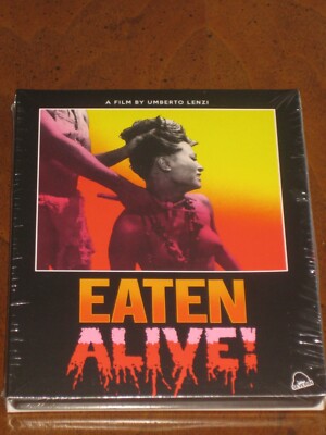EATEN ALIVE w/Limited Ed Slipcover (1980) (Blu-Ray) SEVERIN: UMBERTO LENZI: NEW!