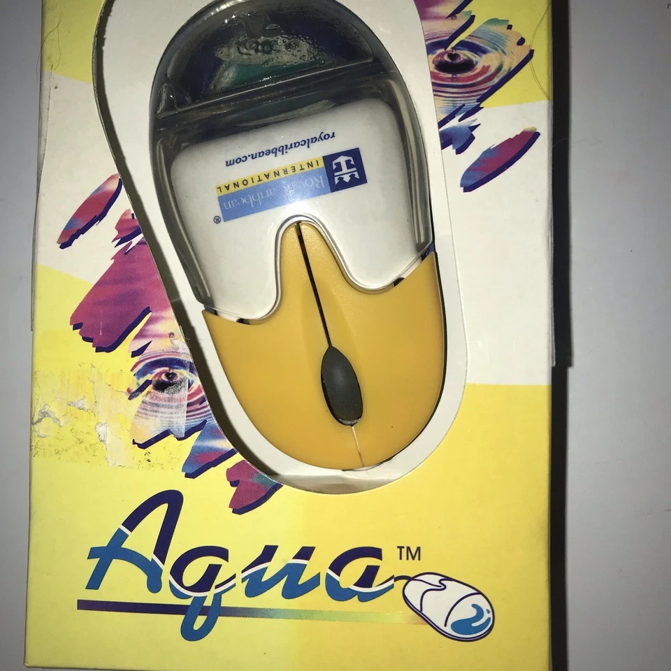 RARE Aqua Mouse (Royal Caribbean International) USB Computer PC Mouse 2000s Era - Image 3 of 4