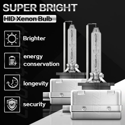 For 2011 2012-2020 Chrysler 300 - 6000K Xenon HID Headlight Bulbs Hi / Lo Beam - Picture 9 of 9