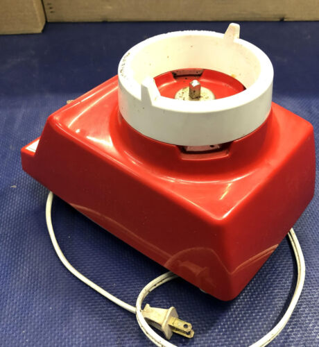 Oster Osterizer 890 Blender Motor Base Red vintage - Picture 3 of 7
