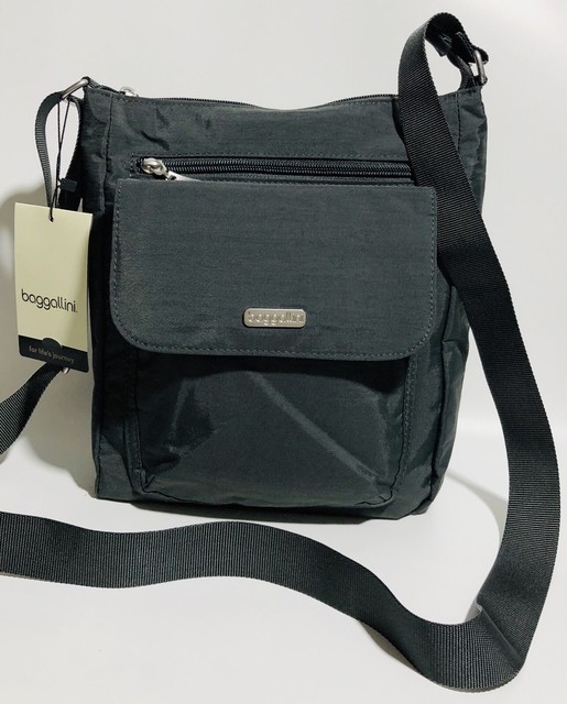 Baggallini NEW!!! POCKET TOWN BAGG Grey Gray Crossbody Cargo Zip NWT eBay