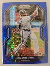 Nelson Cruz Blue Donut Circles 138/199 2021 Panini Prizm Baseball
