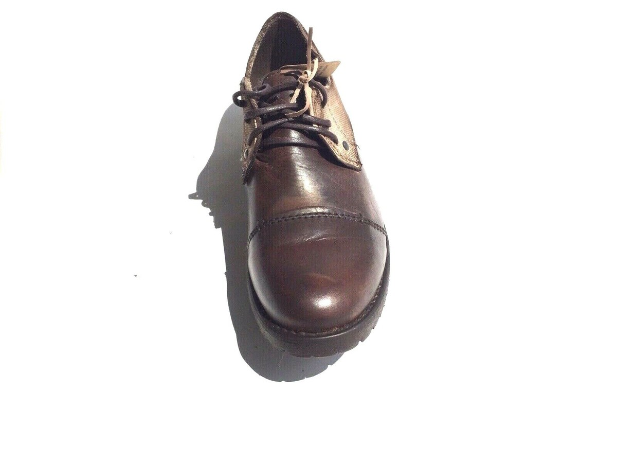 Bed|Stu Repeal Cap Toe Derby Mocha Dirty Oxfords Size 8 