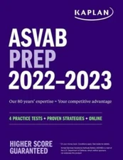 ASVAB Prep 20222023: 4 Practice Tests  Proven Strategies  Onlin - VERY GOOD