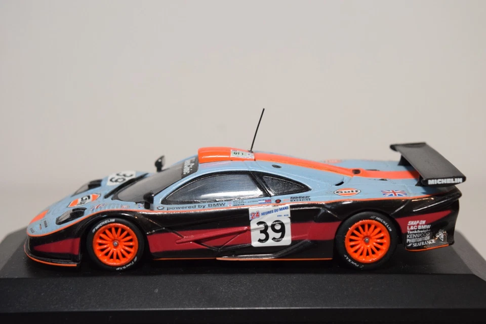 A93 1:43 MINICHAMPS 530 174339 MCLAREN F1 GTR LE MANS 1997 DAVIDOFF GULF MIB - Immagine 3 di 4