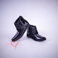 Pointed-toe Suit Shoes High Top Short Boots Bright Color for 1/4 1/3 BJD Doll