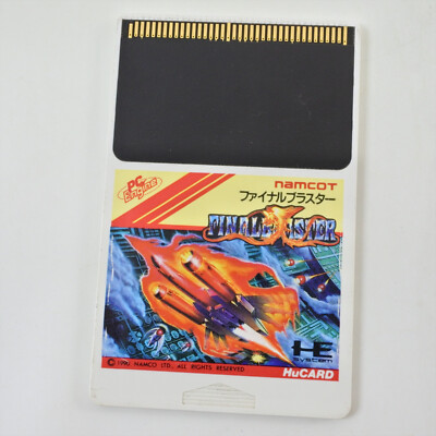 PC Engine Hu FINAL BLASTER Card Only 1662 pe