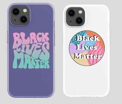 Black Matter Handyhülle bedruckt und gestaltet für Handyhülle kompatibel mit