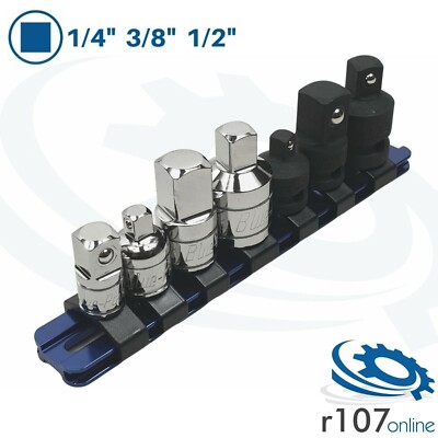 Blue Point 1/4'' 3/8'' 1/2'' Step Up & Down Adapter mit Schiene - wie von Snap On verkauft
