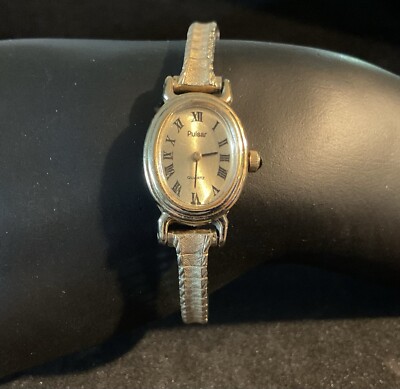 Vintage Ladies Pulsar 10KP, Y32-5100, 951471, Speidel Watch Band, Analog
