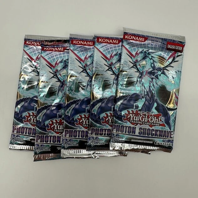 Yu-Gi-Oh! TCG Photon Shockwave Sealed Collectible Card Game Packs