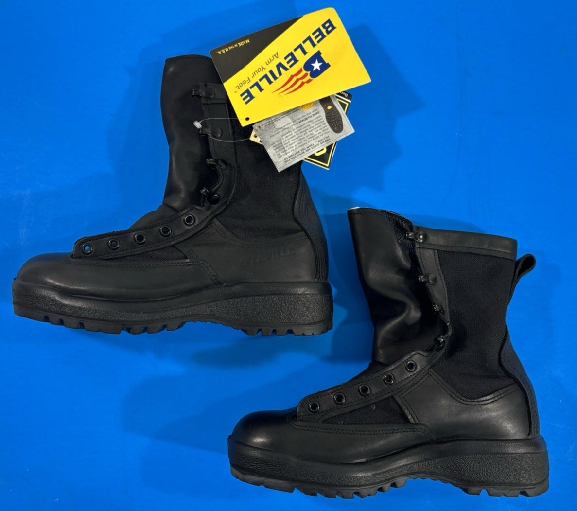 NEW 7 NARROW BELLEVILLE WATERPROOF GORE-TEX DUTY BOOTS 700V BLACK
