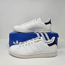 Adidas Stan Smith J Big Kids' Shoes 'White/Blue' / H68621 / Size 7