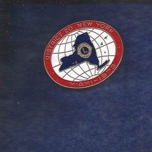 Lions Club Pin NEW YORK 1973